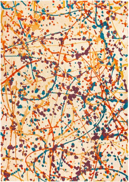 Teppich Gallery Expression-9221 Orange Drip7