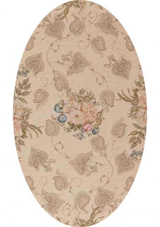 Teppich Elegant Tapestry Anouchka Fiore 7066-Ivr Oval 1