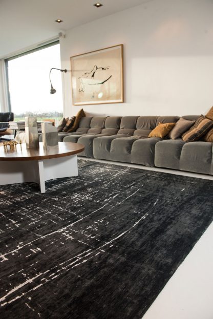 Teppich Mad Men Griff-8655 White On Black15