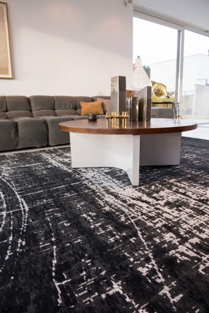 Teppich Mad Men Griff-8655 White On Black12