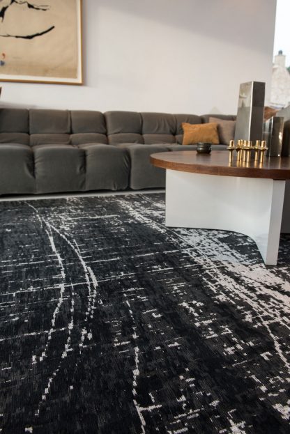 Teppich Mad Men Griff-8655 White On Black11