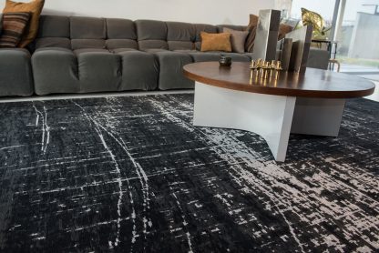 Teppich Mad Men Griff-8655 White On Black10