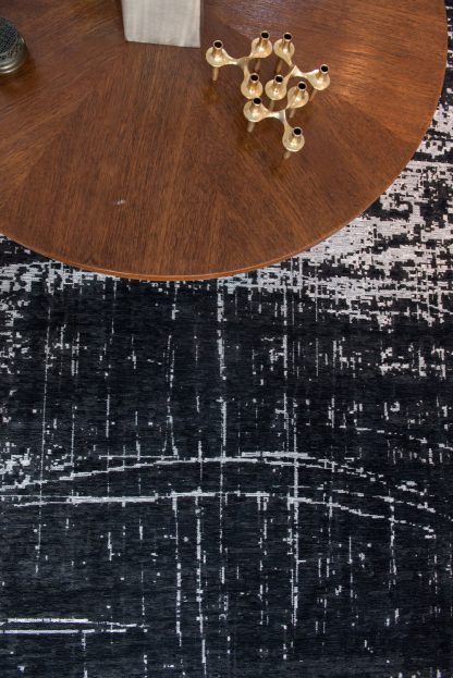 Teppich Mad Men Griff-8655 White On Black9