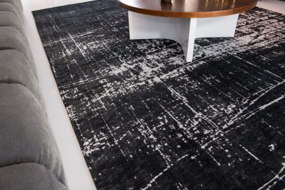 Teppich Mad Men Griff-8655 White On Black6