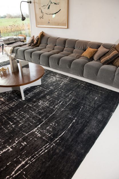 Teppich Mad Men Griff-8655 White On Black3