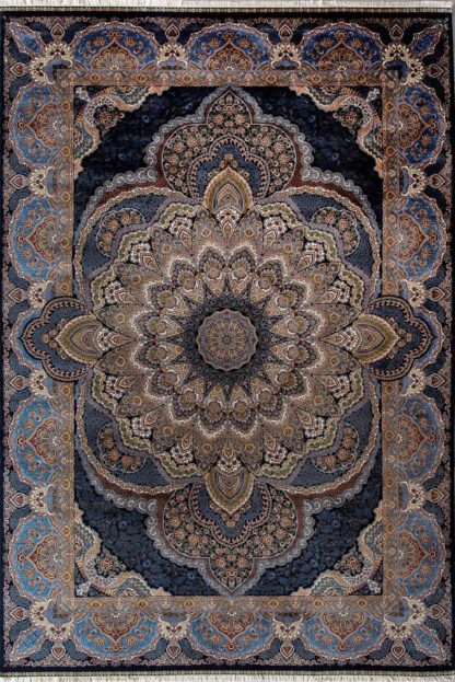 Teppich QUM 2040C Navy-Blue 1