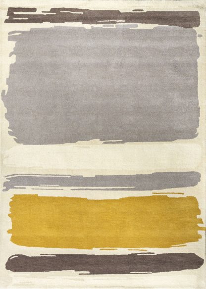 Teppich Sanderson Abstract Linden-Silver 1