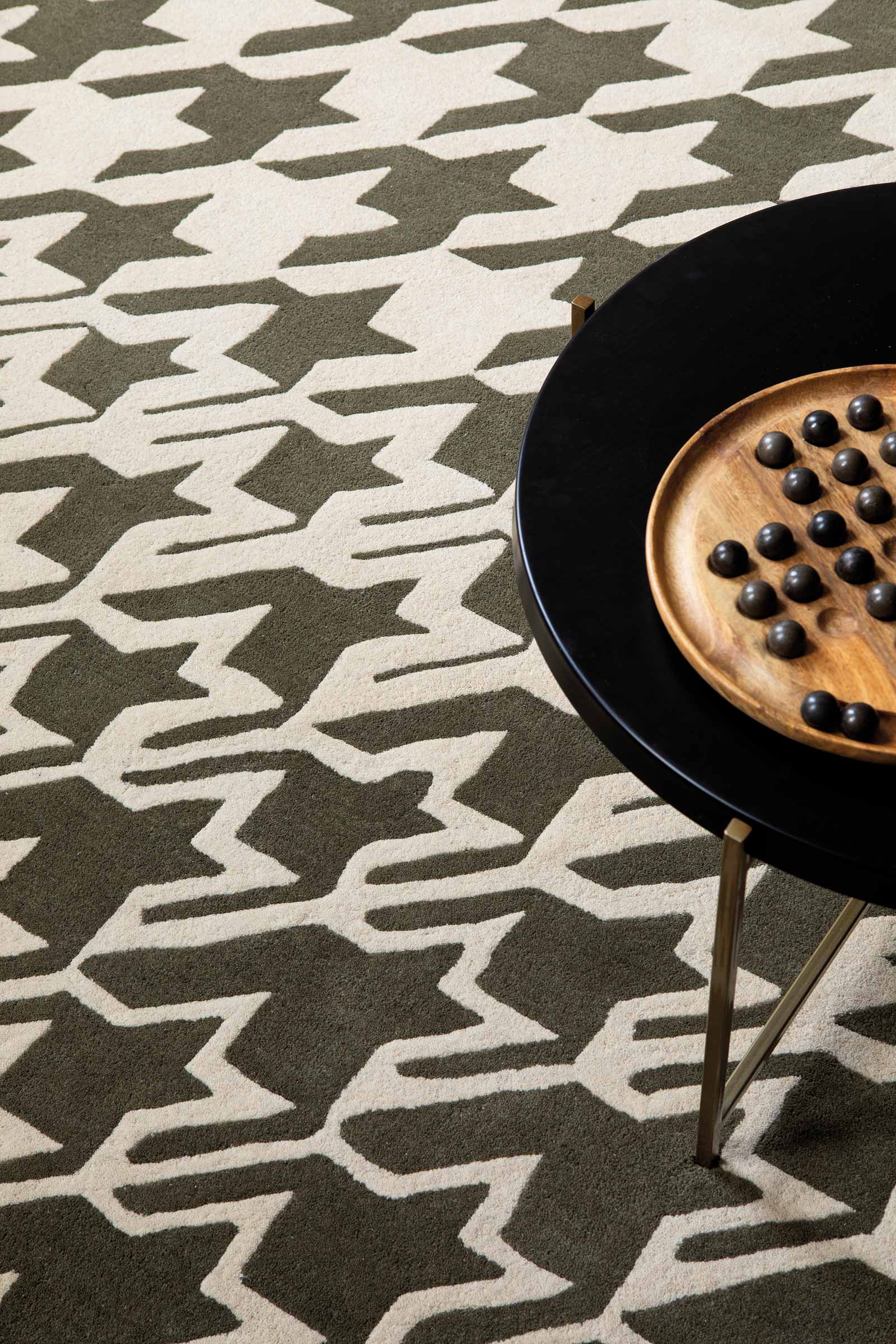 Kilimas Ted Baker Houndstooth Grey 4